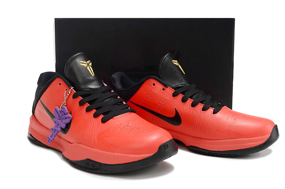 Nike Kobe 5 Red Black Gold